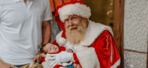 Holiday photos with Santa at the Rowe