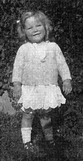 Hawkins at age 5.