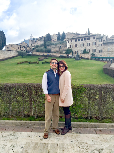 Eric and Lindsay in Assisi