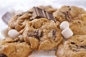 Holly-Smores Cookies