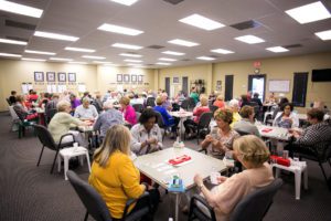 The Baton Rouge Bridge Center on Old Forge Drive hosts about 4,000 tables of bridge a year.