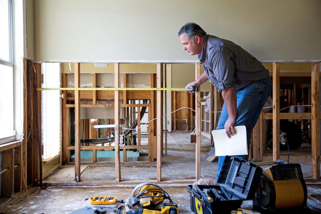 Builder Robert Lynch says one of his main goals in working with Kristie and Kirby Overstreet and other clients is to try to relieve some of the homeowners’ stress surrounding the rebuilding process.