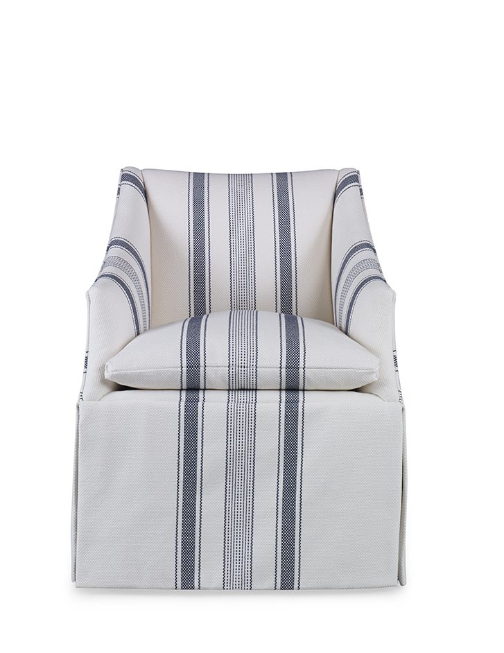 “Coloney” swivel chair, Century Furniture.