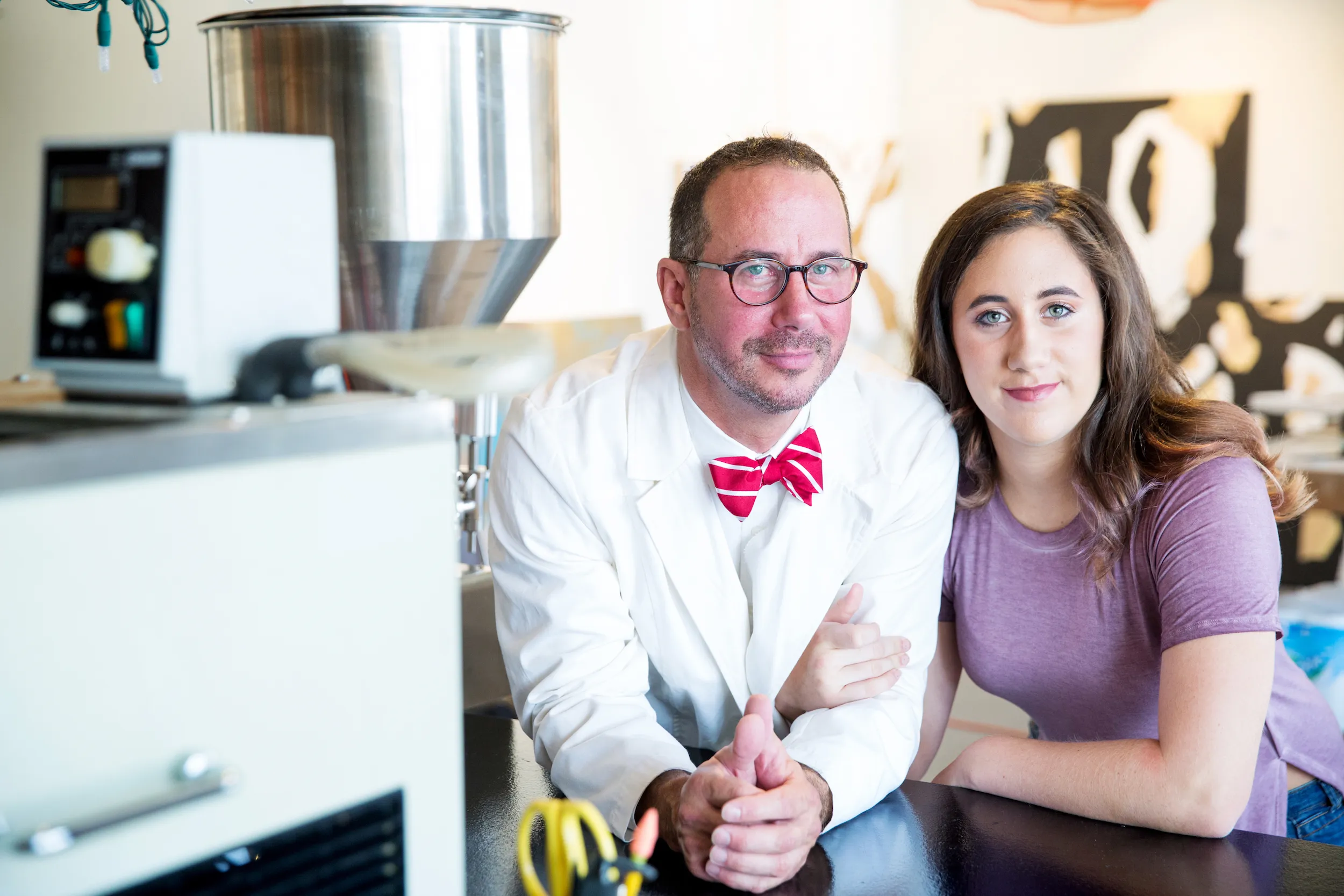 Boyce Clark and daughter Alden, Lubricity Labs