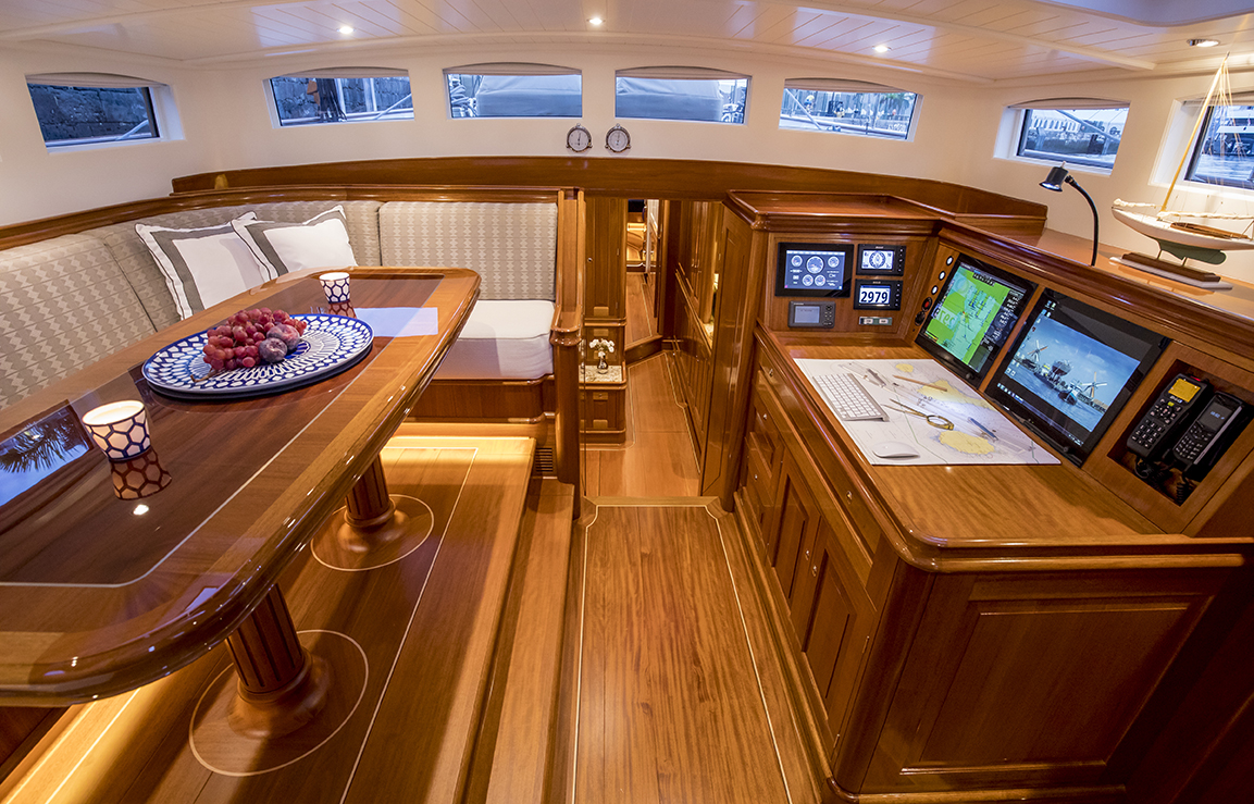 sailing yacht interiors