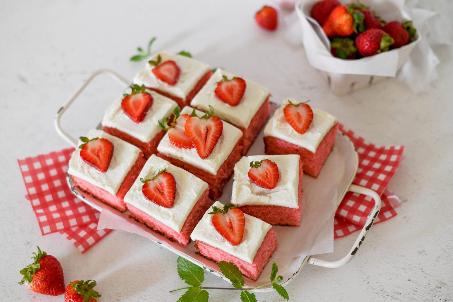 This recipe for strawberry snack cake is sweet like summer inRegister