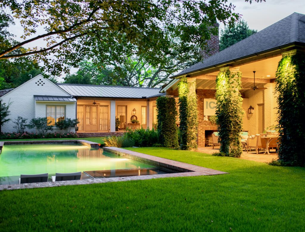 Peek into a Capital Heights backyard transformed into a serene poolside