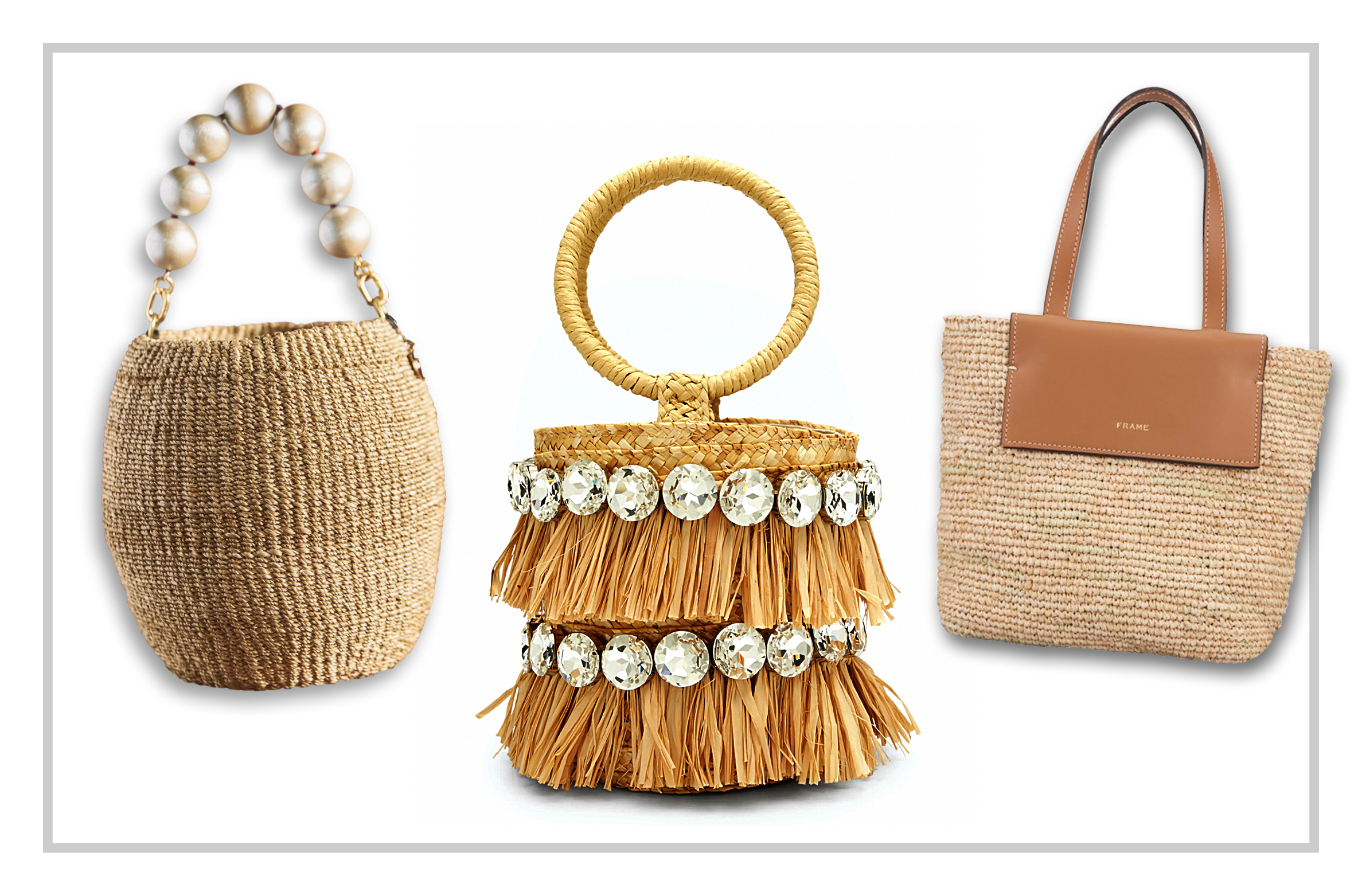 Grasping at Straw: Natural fiber handbags for spring and summer ...