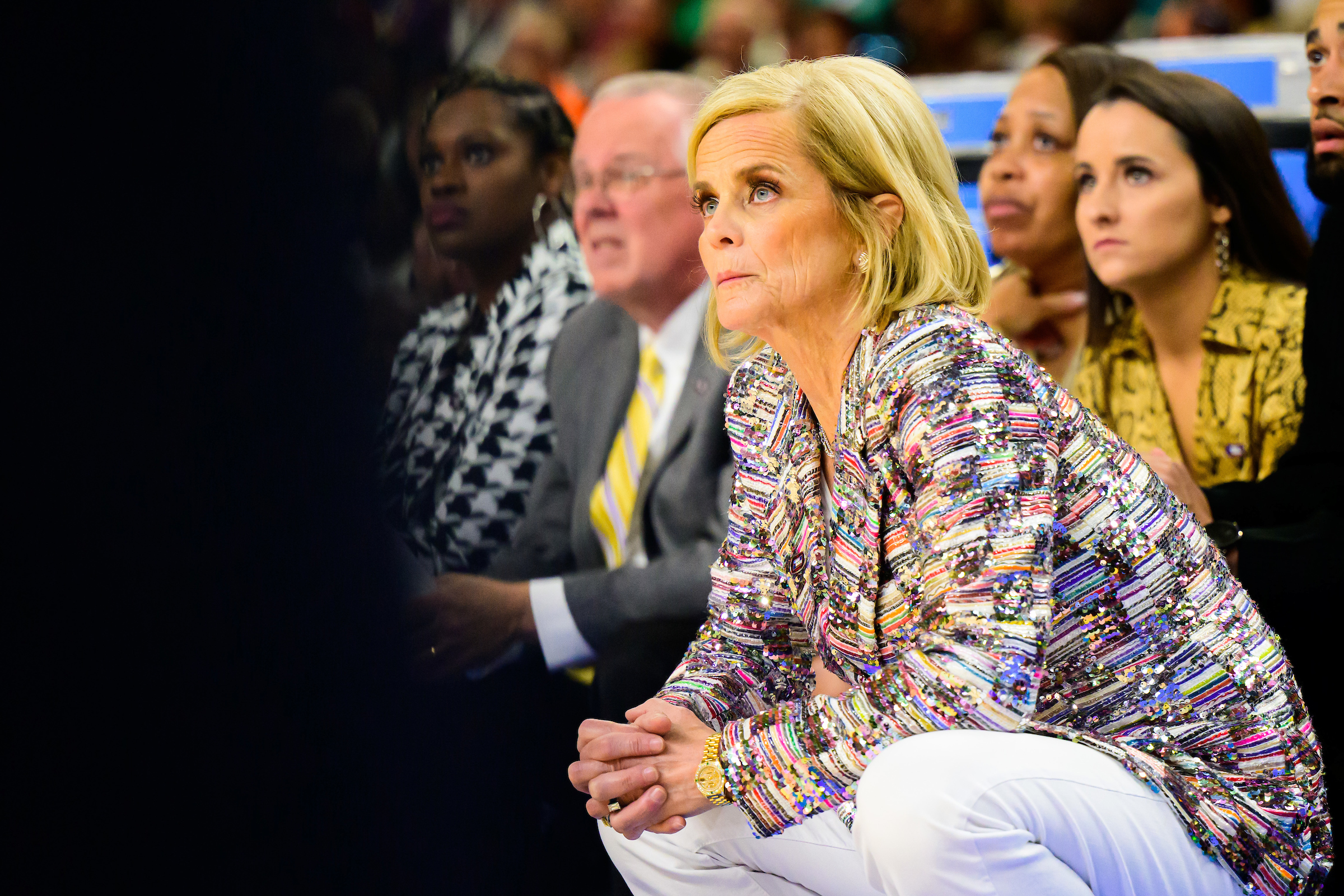 Kim Mulkey's head-turning fashion choices are all part of her winning  mindset - inRegister 