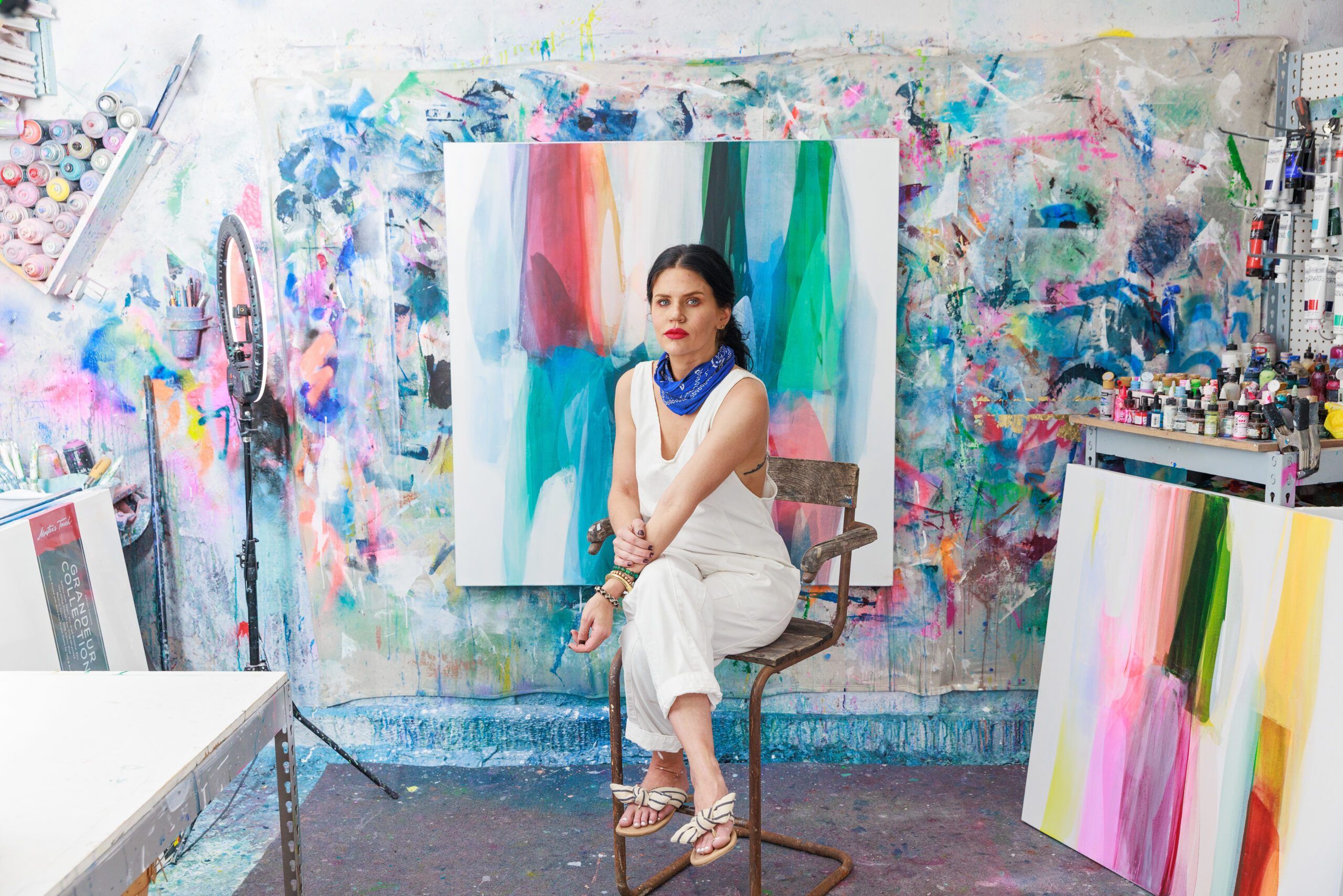 The Creatives: Abstract painter Brittany Lee Howard - inRegister