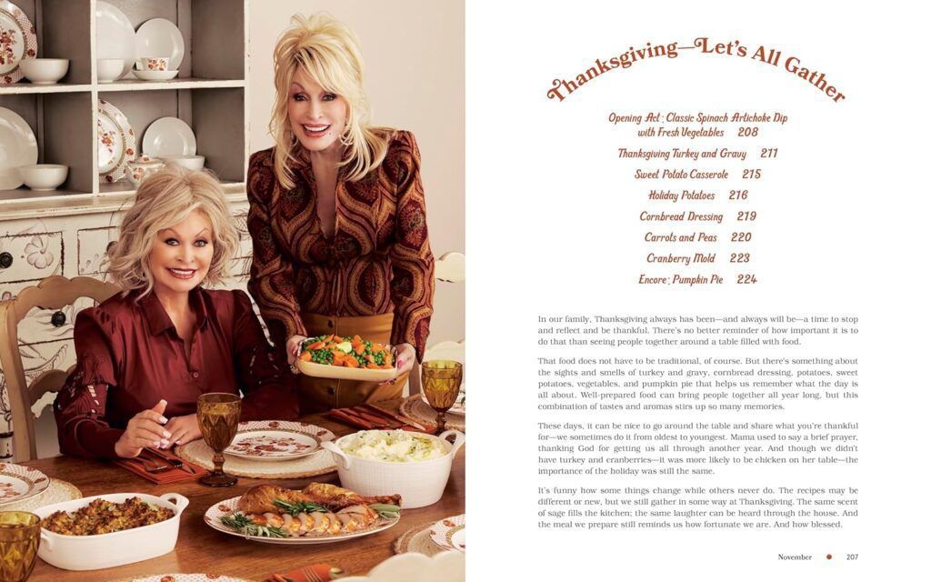 Spotted: The Parton sisters' cookbook is a must-have for holiday hosts ...