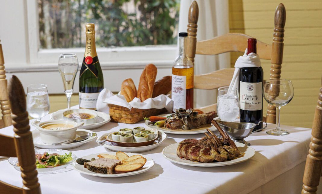 Lamb, Escargot ... Laura has dishesChef Michael and Eva Jetty