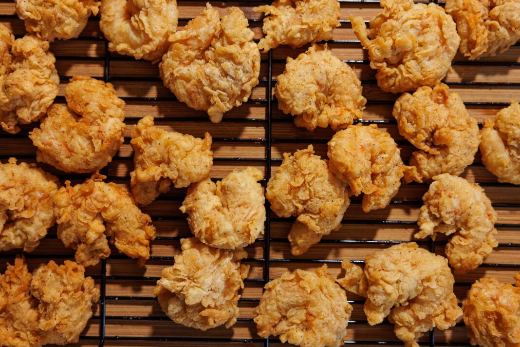 Hot Honey Shrimp Croissant Sandwich