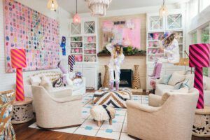 Fashion designer and artist Martha Gibbs’ bold creativity shines in her own whimsically curated home