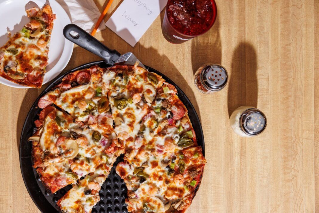 Pastime: Bartender Meredith Gaston; Server Laurie Vernon; Pizza: Everything