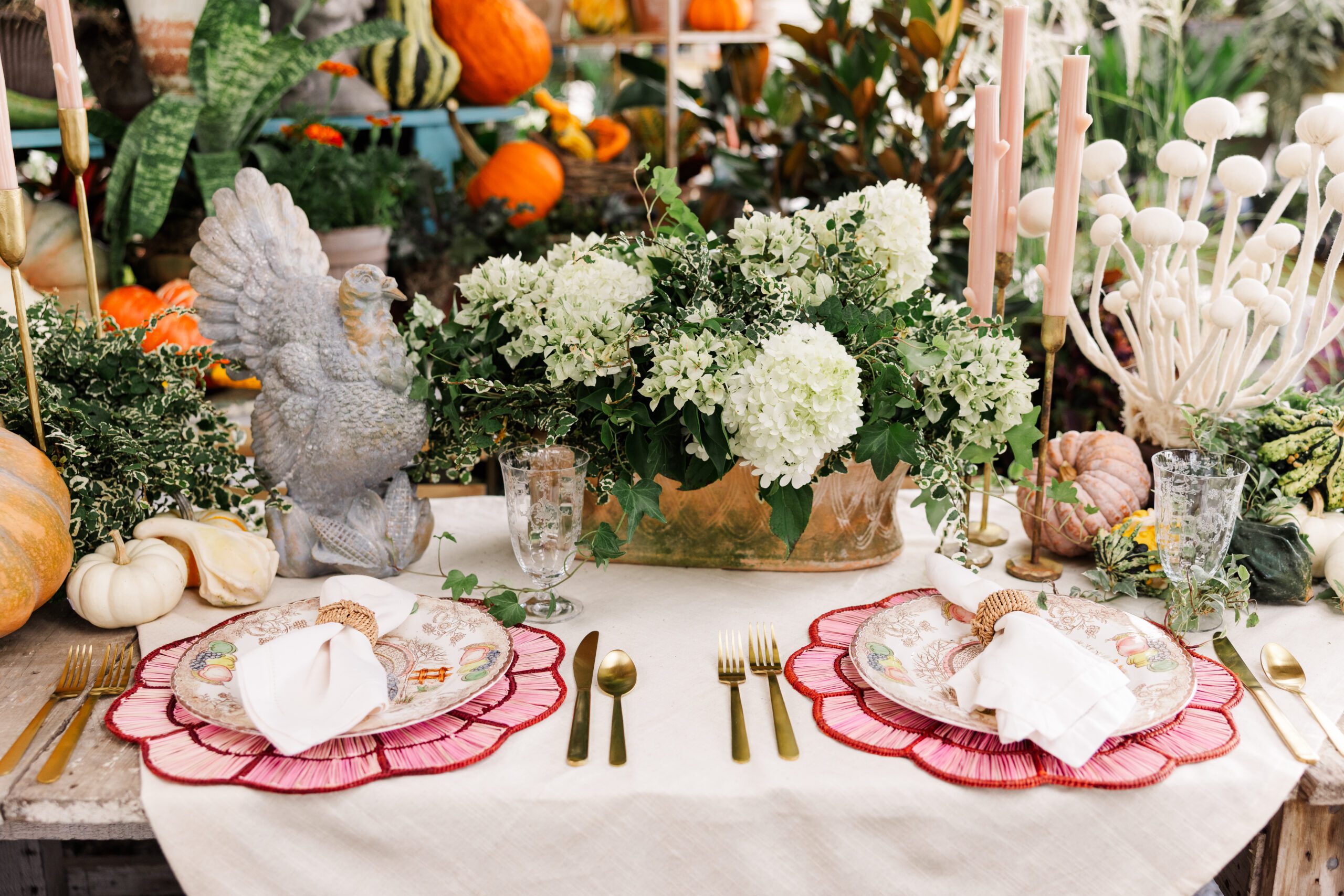 Image for Forage and Feast: A curated Thanksgiving celebration comes to life in the country
