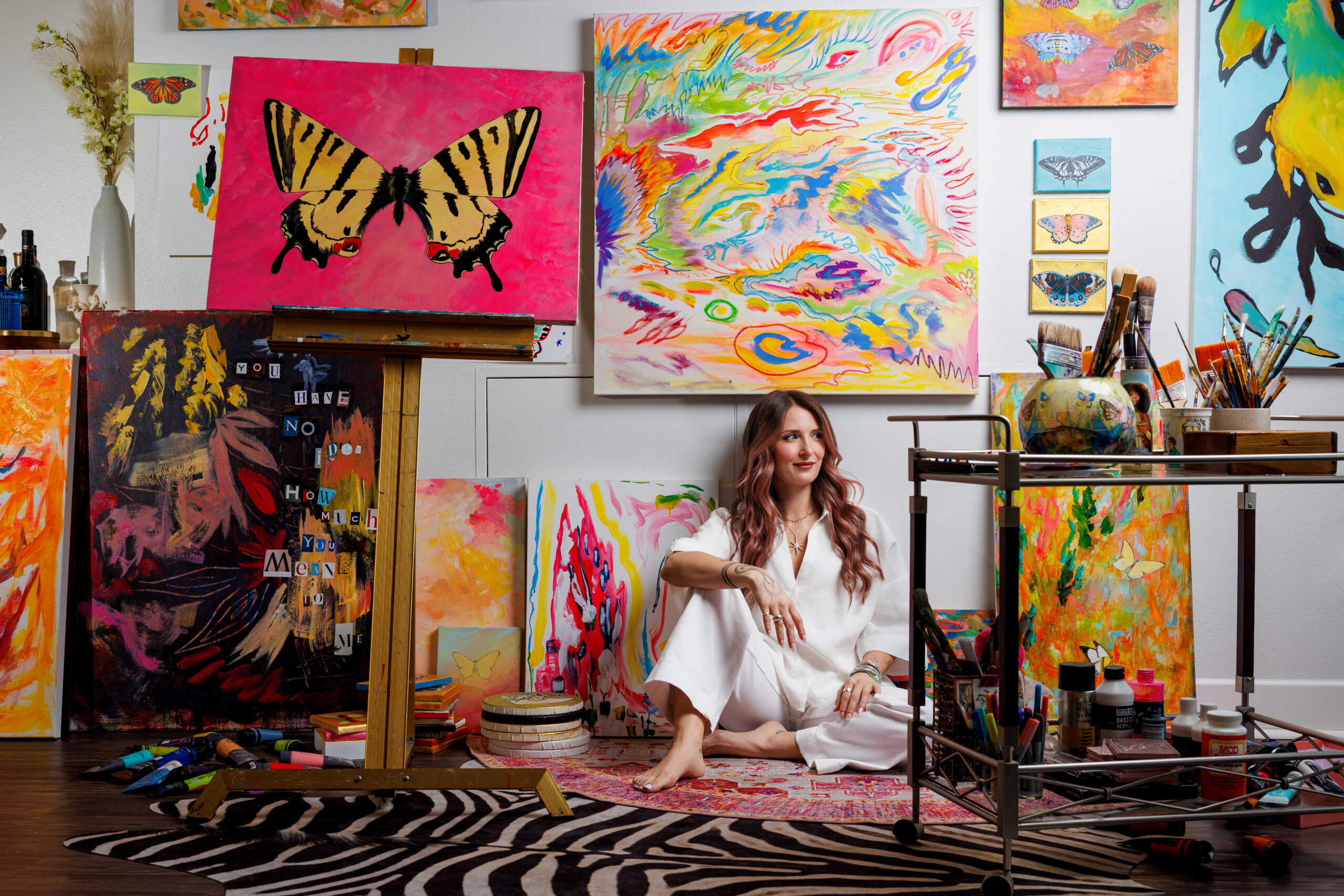 Blair Brennan is taking her creative energy from the kitchen to the canvas