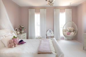 Princess Treatment: This blush pink bedroom is fit for royalty