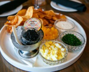 Eliza Restaurant & Bar’s Hackleback Caviar