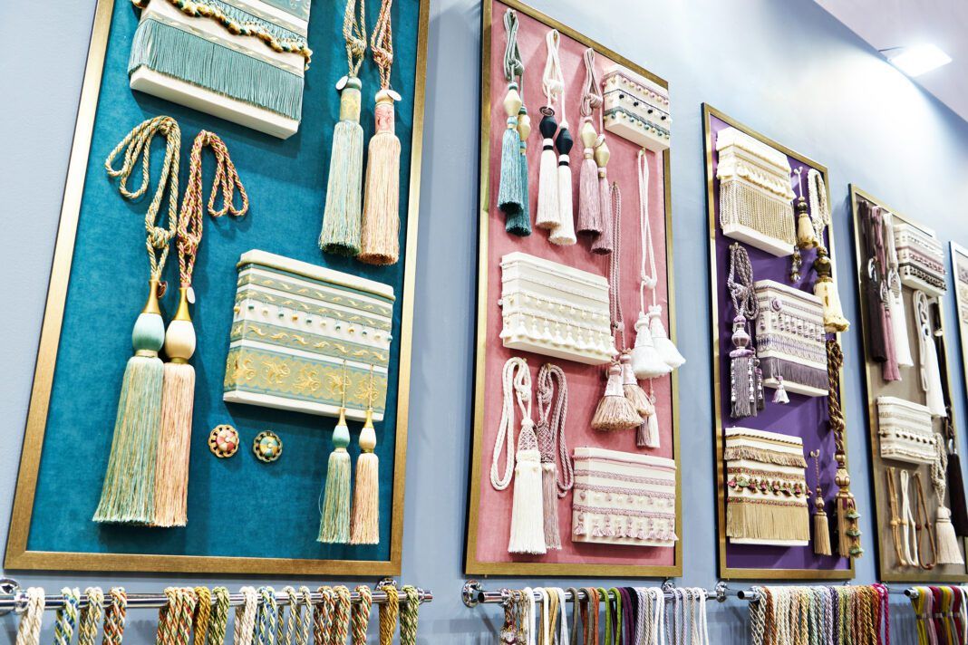 Curtain brushes in store