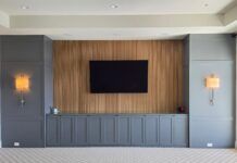 The entertainment center is no longer just furniture. It’s architecture.