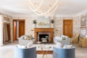 The LSU Tri Delta house gets a modern refresh, staying true to its A. Hays Town design