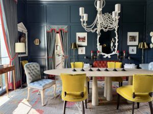 Room Tour: A bold and unapologetic dining room inspired by boutique hotels